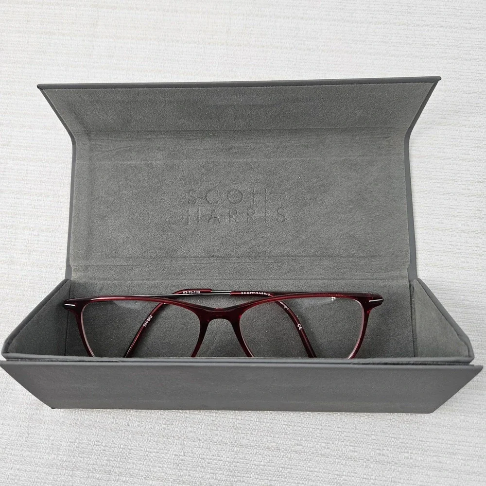 Scott Harris Eyeglass FRAMES ONLY Full Rim Metal Frame Made in Italy SH-682 - Picture 7 of 9